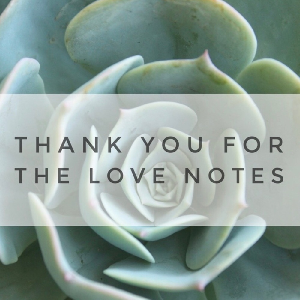 🌟🌟LOVE NOTES ARE ALWAYS APPRECIATED🌟🌟